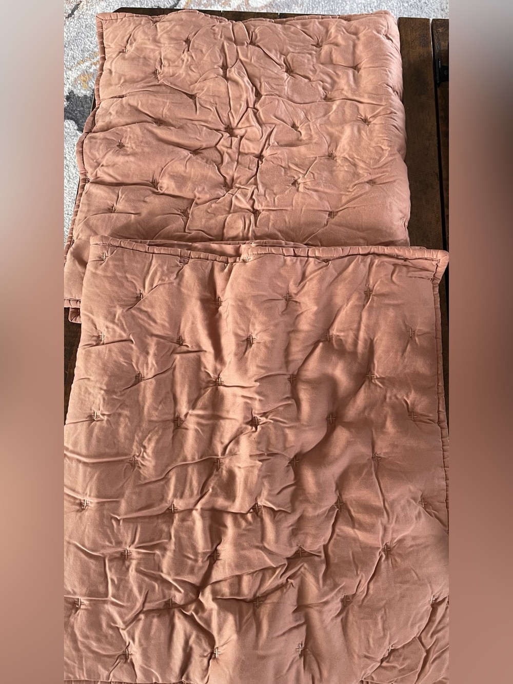 Quince Bamboo Dream Quilted Sham Set, King (Sedona) - Picture 3 of 3
